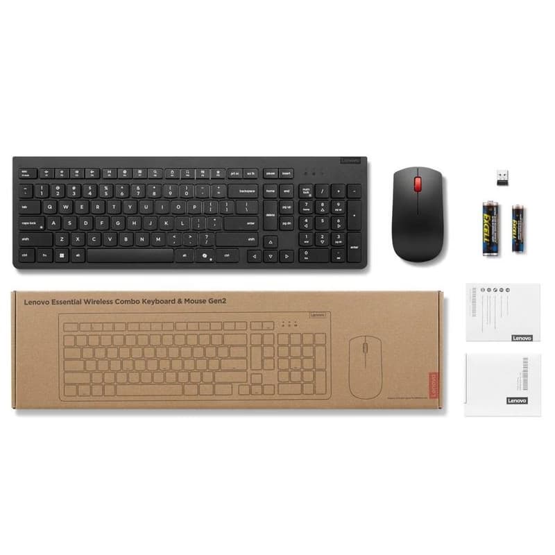 Lenovo Essential Wireless a myš - CZ Gen2 5