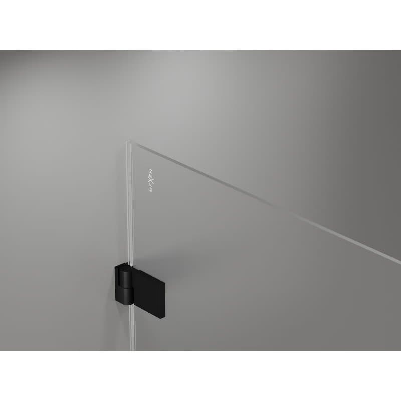 MEXEN/S - Lunar-B sprchovací kút dvere krídlové pravá 100 x 70, transparent, čierna 832-100-070-70-00-P 5