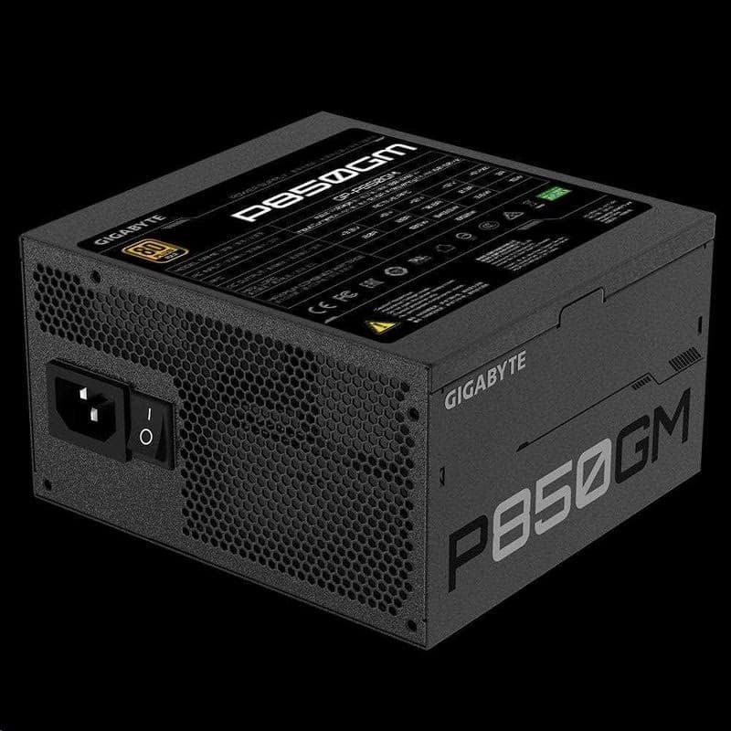 GIGABYTE zdroj P850GM, 850W, 80plus gold, modular, 120mm fan 4