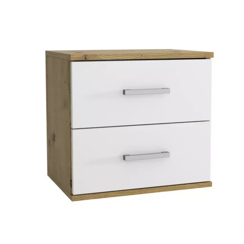 Nočný stolík Goda II 2S artisan/biely 1
