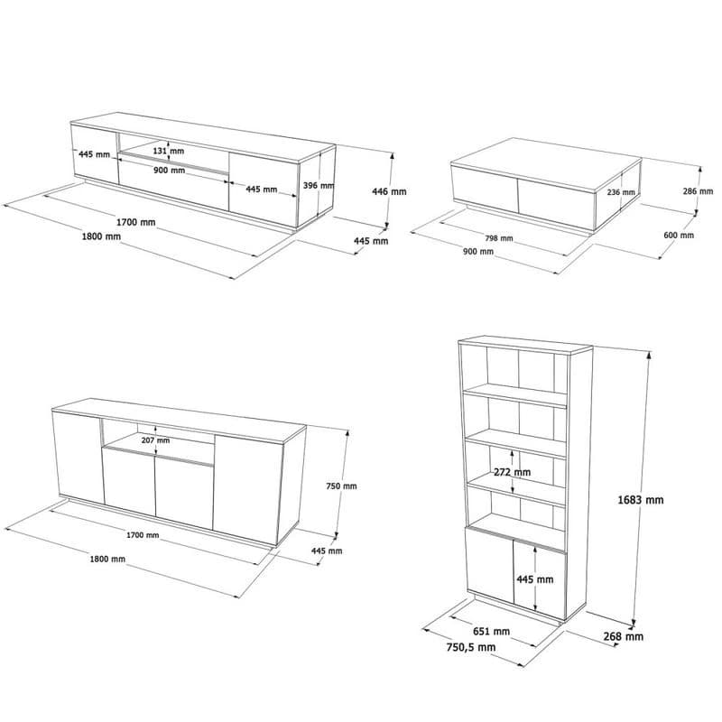 Living Room Furniture Set Fr19-Aw 3