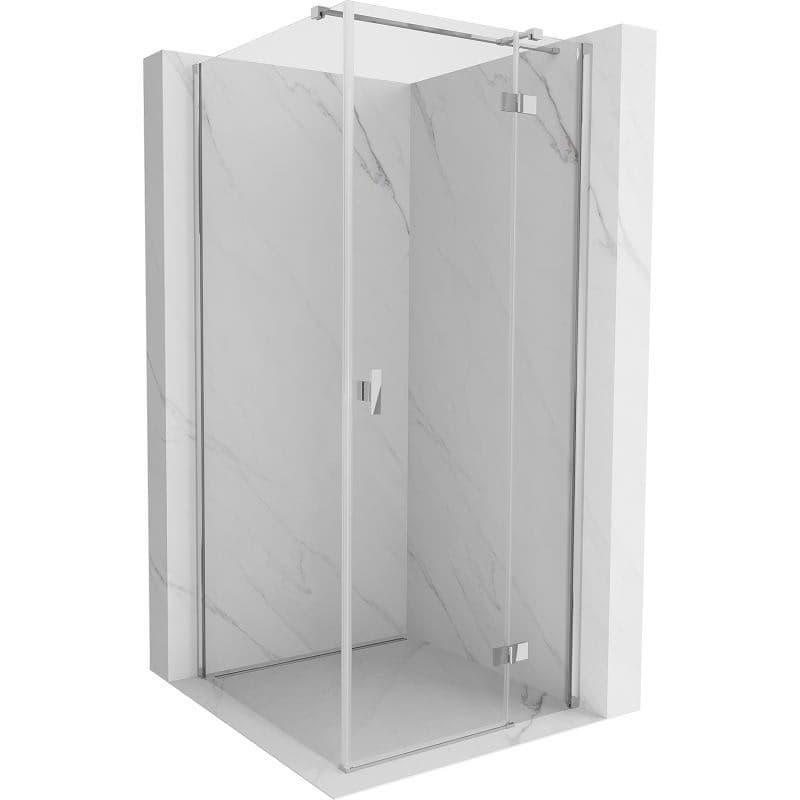 MEXEN/S - Mist HT sprchový kút dvere krídlové pravá 95 x 95, transparent, chróm 8A5T-095-095-01-00-P