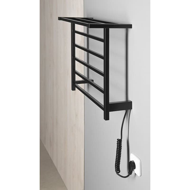 SAPHO - ELZOR elektrický sušiak uterákov 500x470 60 W, čierna mat EB510 4