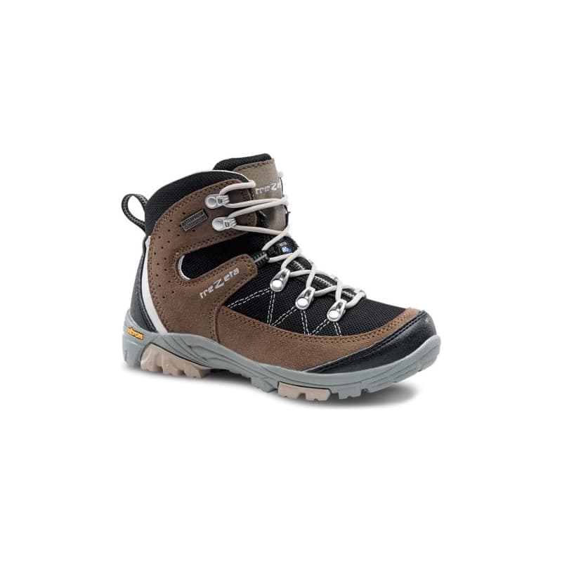 Detská vysoká turistická obuv TREZETA Cyclone Wp Kid, Black Brown 1