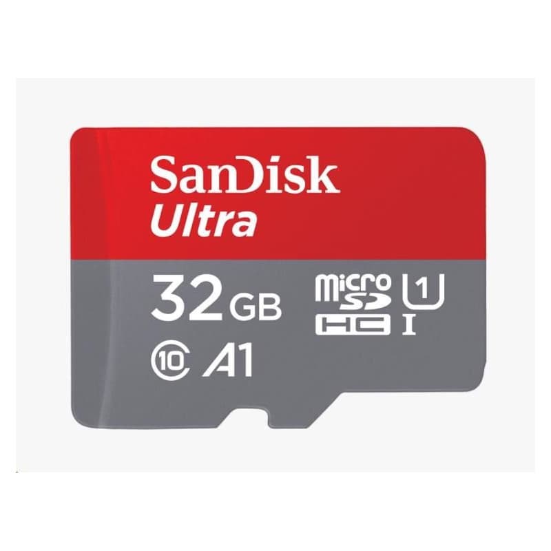 SanDisk MicroSDXC karta 32GB Ultra (120 MB/s, A1 Class 10 UHS-I, Android) + adaptér 1