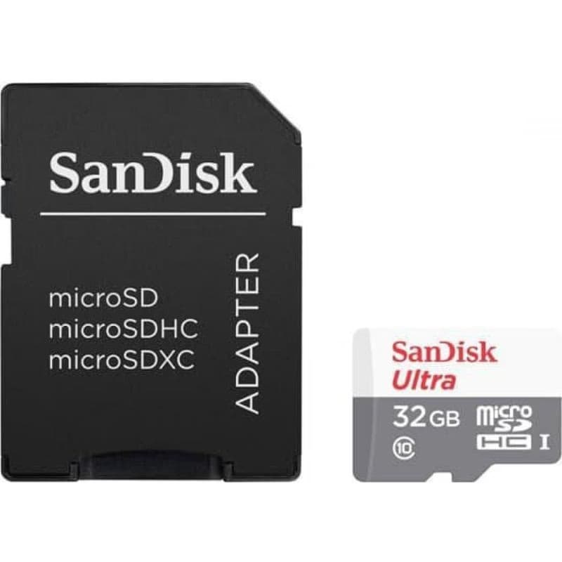 SanDisk MicroSDXC karta 32GB Ultra (120 MB/s, A1 Class 10 UHS-I, Android) + adaptér 6