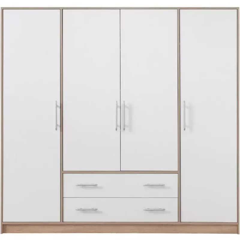 Skriňa Smart SR1 200 cm dub sonoma/biela 1