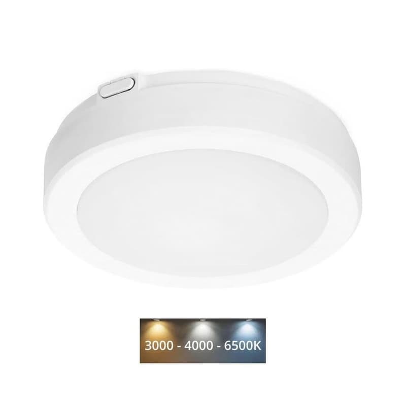 LED Kúpeľňové stropné svietidlo NAIROS LED/12W/230V 3000/4000/6500K IP65 biela KFN212WBI 1