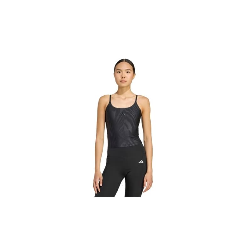 Dámske tréningové tielko ADIDAS OPT AOP LS TANK BLACK 1