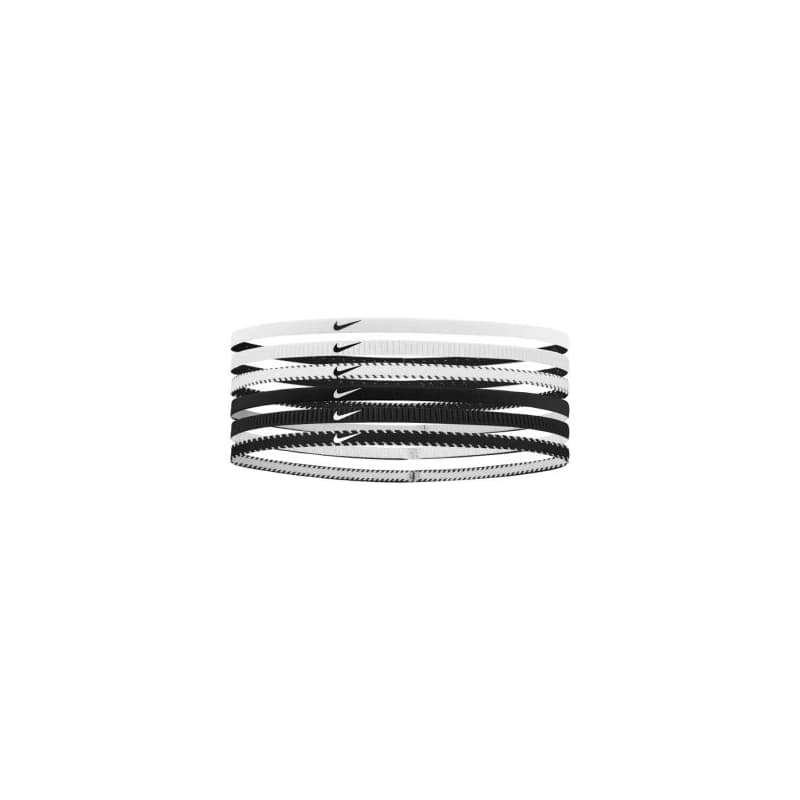 Čelenka NIKE FLEX CLASSIC SLIM HEADBANDS 6PK WHITE BLACK WHITE