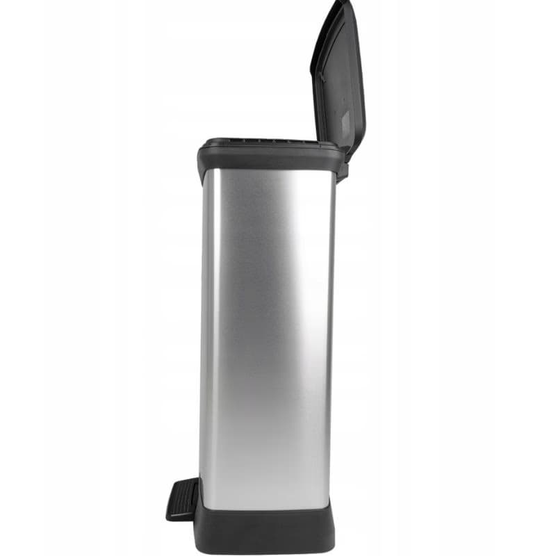 CURVER Odpadkový kôš DECO BIN DUO 23L+23L | strieborná 4