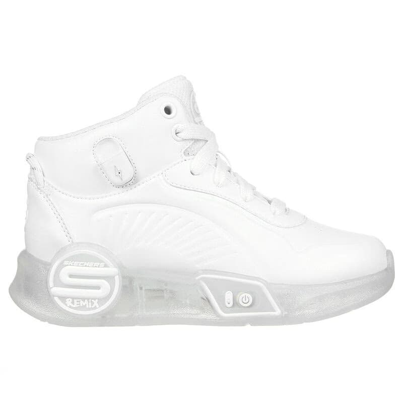 Dievčenská rekreačná obuv SKECHERS S Lights Remix white 2