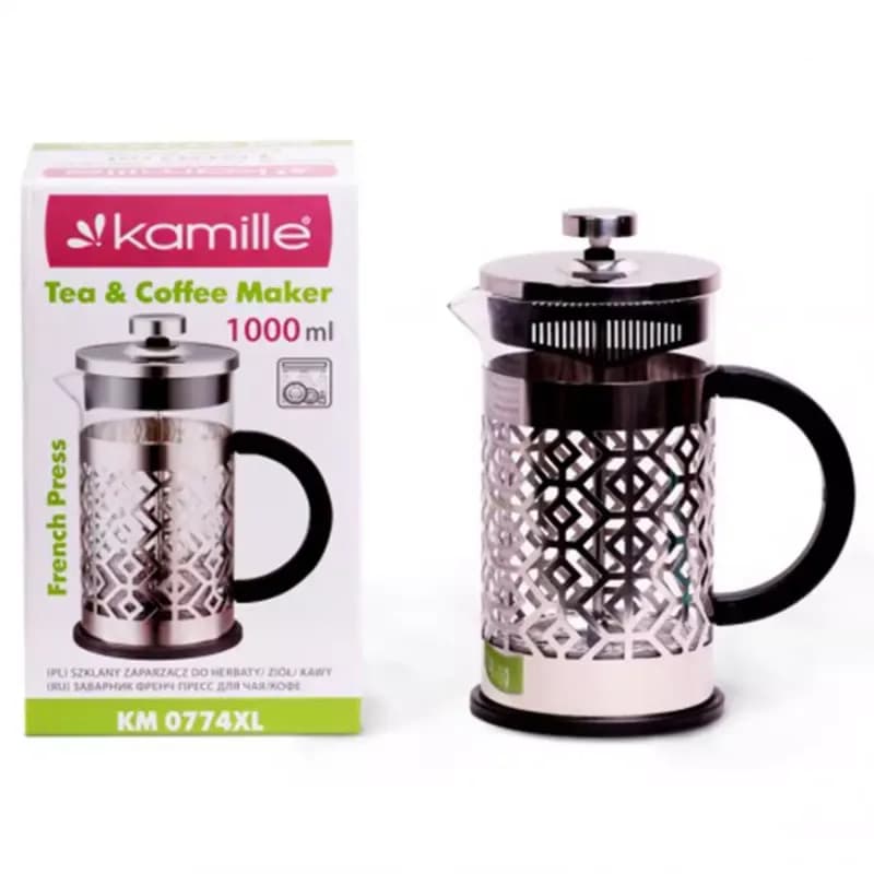 Zaparovač na čaj/kávu French Press 1000ml 1