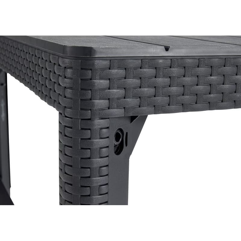 KETER Záhradný stôl ONLY rattan | cappuccino 6
