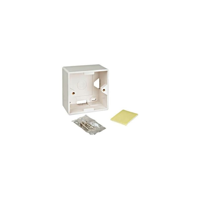 Box na omietku pre zásuvky HSED0xUWxS, HSEDx2UWxF, RAL 9010 1