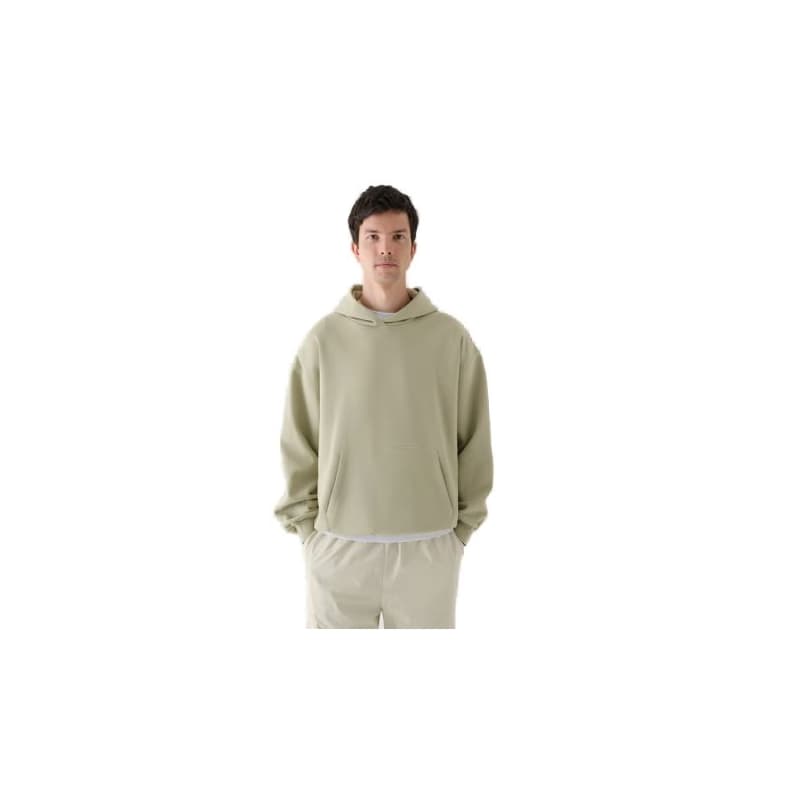 Pánska mikina s kapucňou 4F SWEATSHIRT-WAW24TSWSM1311-44S-OLIVE 1