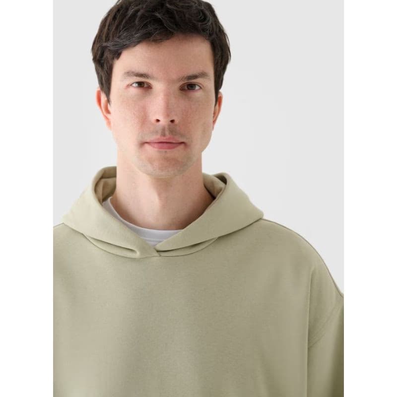 Pánska mikina s kapucňou 4F SWEATSHIRT-WAW24TSWSM1311-44S-OLIVE 2