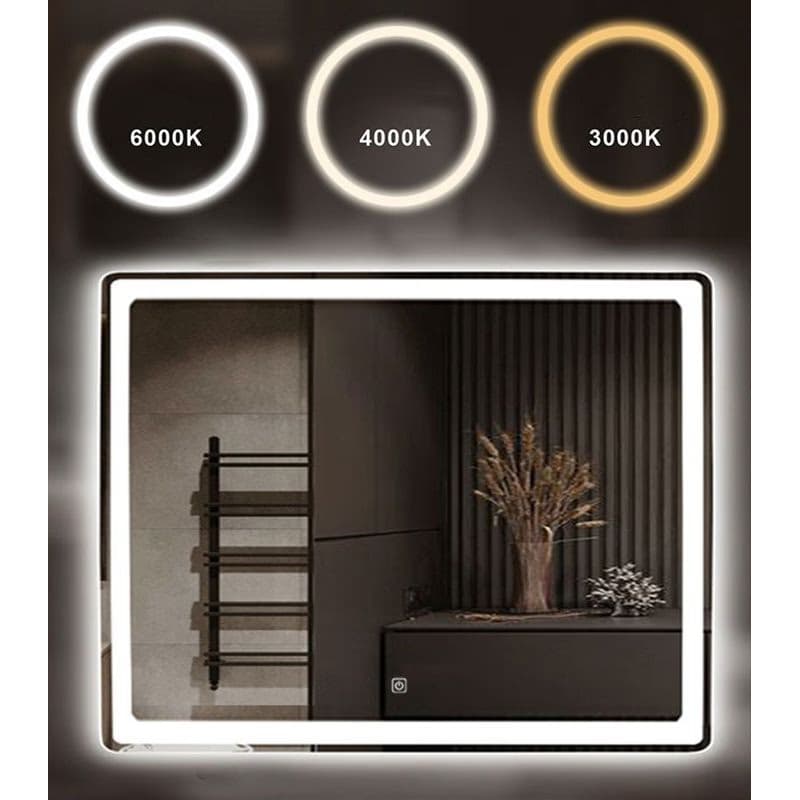 REA - Zrkadlo LED 80x60cm P10407 HOM-02829 5