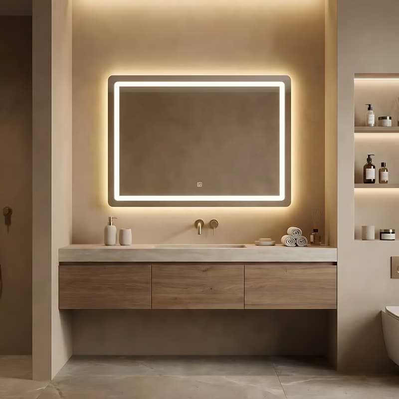 REA - Zrkadlo LED 80x60cm P10407 HOM-02829 6
