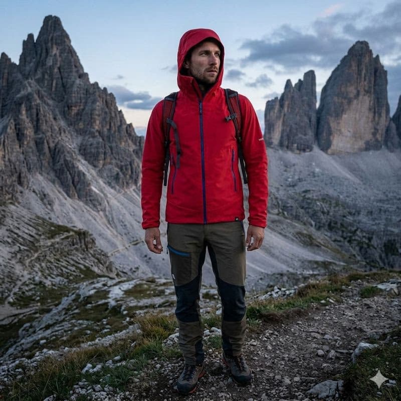 Pánska turistická bunda NORTHFINDER ABE-360red 5