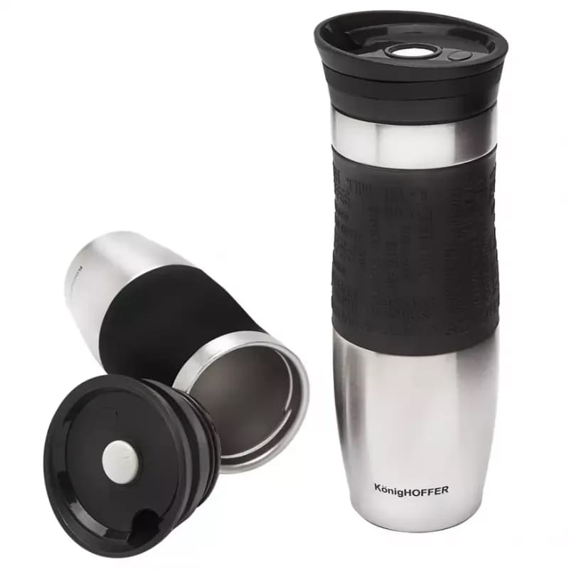 Termohrnček Loara 500 ml čierny/nerez 1