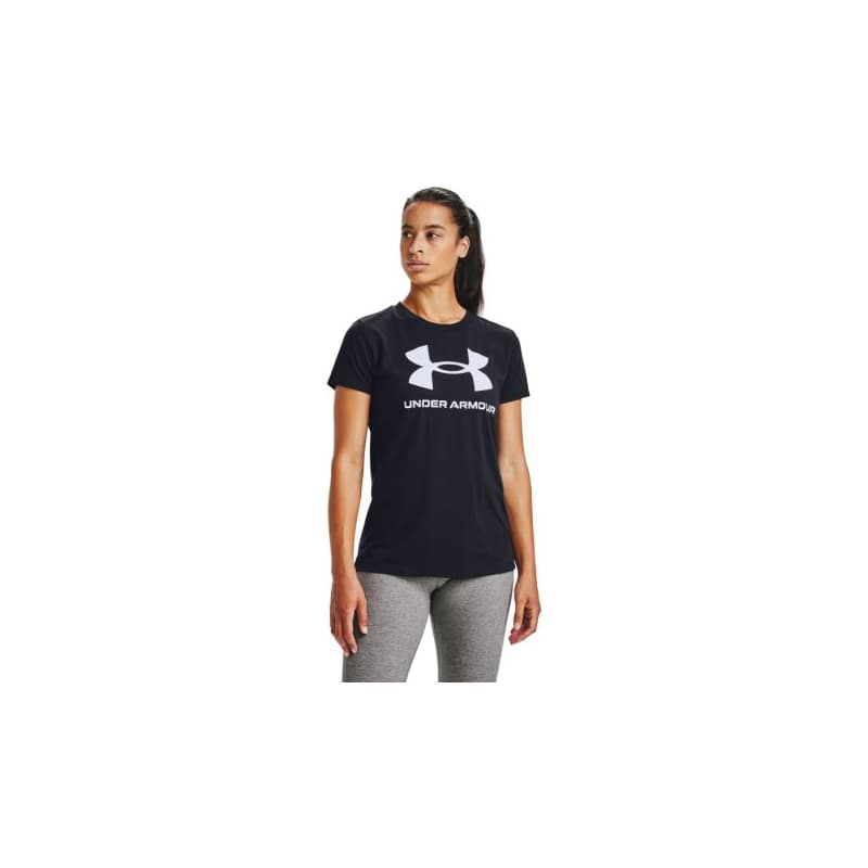 Dámske tričko s krátkym rukávom UNDER ARMOUR Live Sportstyle Graphic SSC-BLK