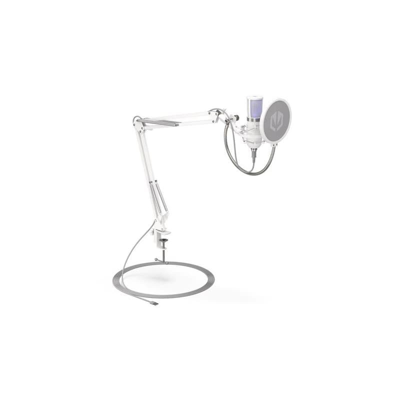 ENDORFY Mikrofón Solum Streaming Onyx White, USB, biela 2