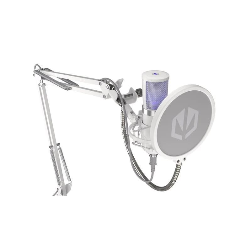 ENDORFY Mikrofón Solum Streaming Onyx White, USB, biela 4