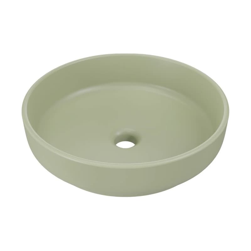 ArtCom Keramické umývadlo RIVER 1 E-6595 | olivový mat 40 cm 1