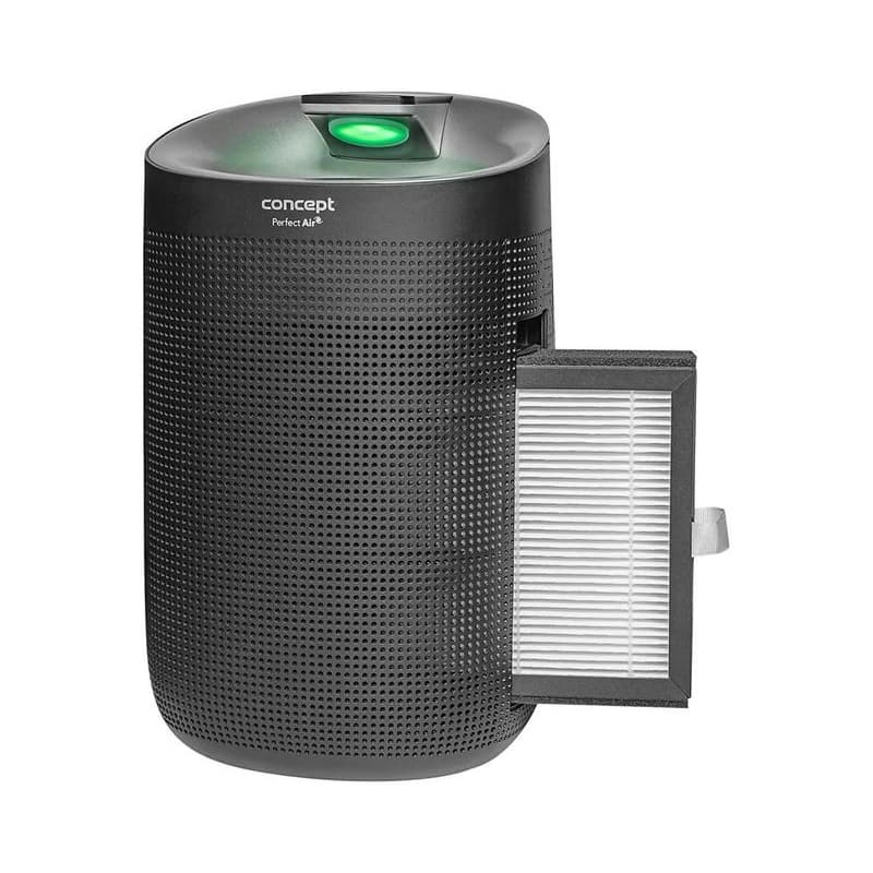 Concept OV1210 - Odvlhčovač a čistička vzduchu PERFECT AIR 1 l 45W/230V čierna ov1210