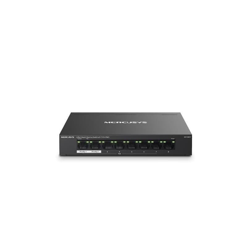 Mercusys MS108GP 8xGb desktop switch 7xPoE+ 1