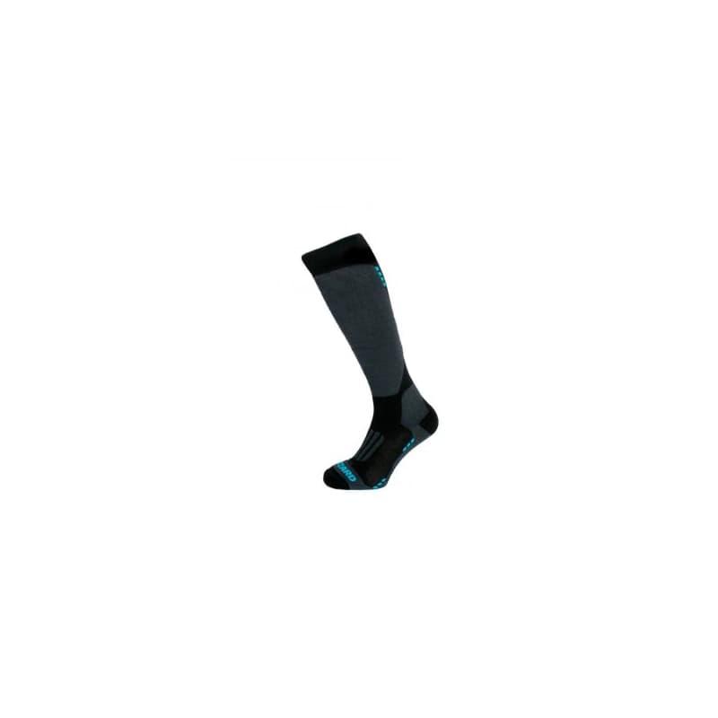 Juniorské lyžiarske podkolienky (ponožky) BLIZZARD Wool Sport Junior ski socks, black blue 1