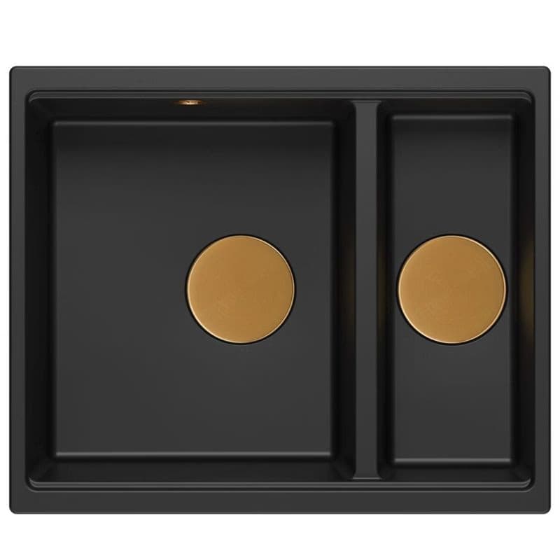 Quadron Quadron - Granitový drez Logan 150 Black Čierny HCQL5646U7-BLM_U 5