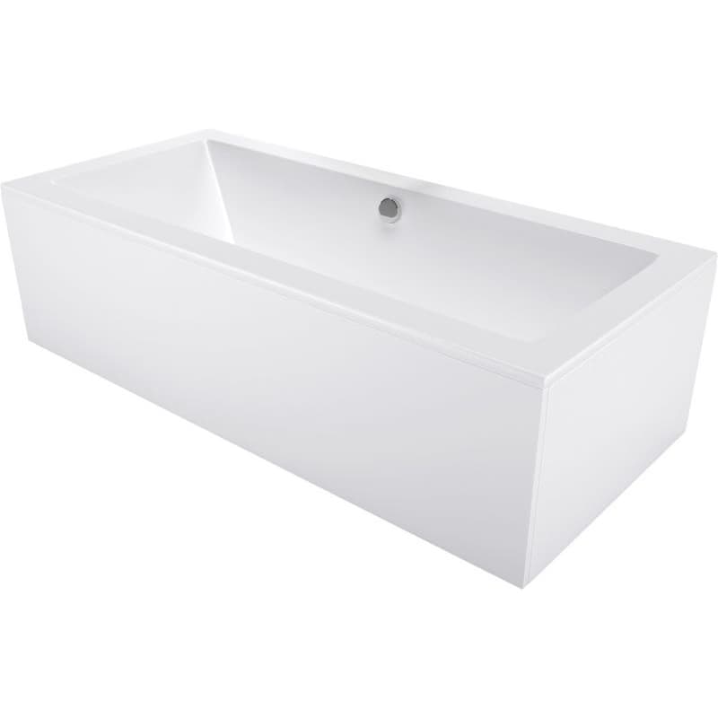 MEXEN/S - Cube obdĺžniková vaňa 170 x 75 cm s panelom, biela 55051707500X