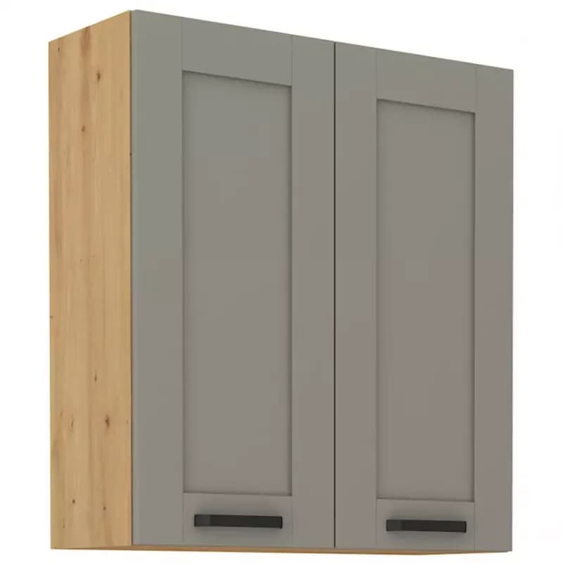 Kuchynská skrinka Luna claygrey/artisan 80G-90 2F 1