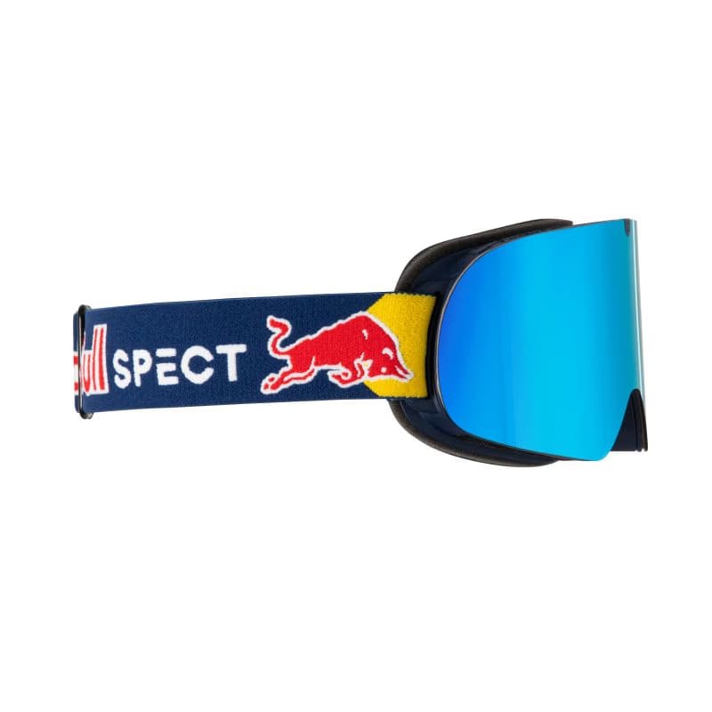 Lyžiarske okuliare RED BULL SPECT SOAR-11BL3, dark blue dusk blue snow - red with ice blue mirror, S.3 3