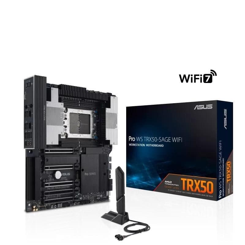 ASUS MB Sc sTR5 Pre WS TRX50-SAGE WIFI, AMD TRX50, 4xDDR5, WiFi, CEB 1