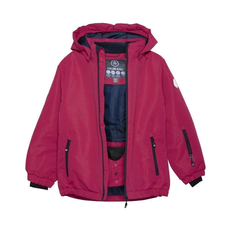 Dievčenská lyžiarska bunda COLOR KIDS Ski Jacket - Solid, vivacious 2