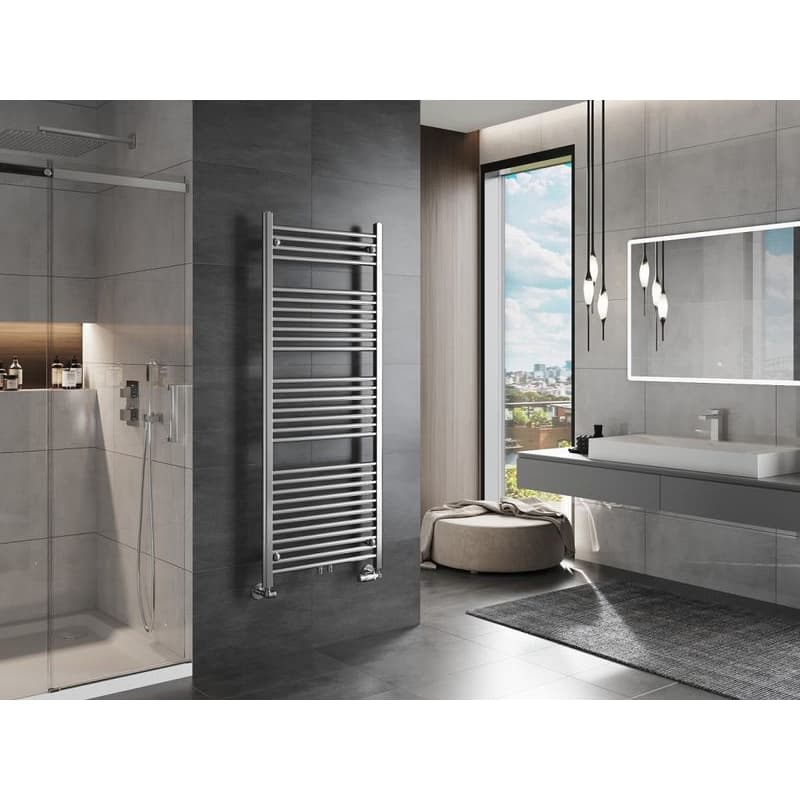 MEXEN - Mars vykurovací rebrík/radiátor 1500 x 600 mm, 575 W, chróm W110-1500-600-00-01 5