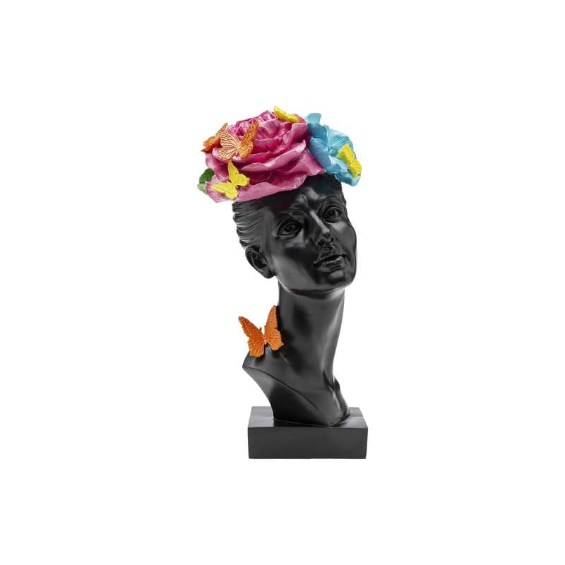 Butterfly Lady soška čierna 41 cm