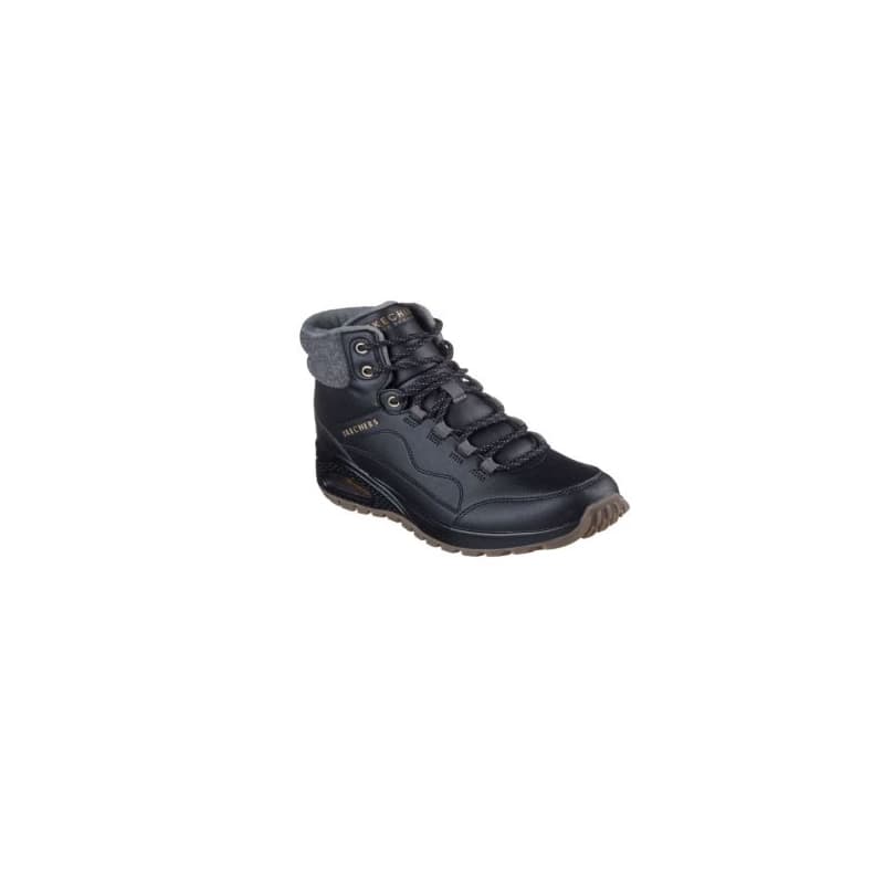 Dámske členkové zimné topánky SKECHERS Uno Rugged black black 1