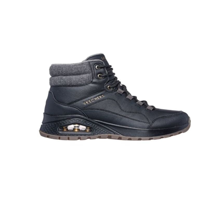 Dámske členkové zimné topánky SKECHERS Uno Rugged black black 2