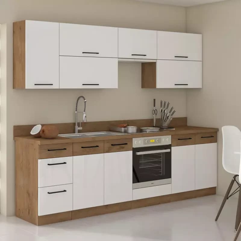 Kuchynská linka Vigo biela HG 260 bez dosky 1