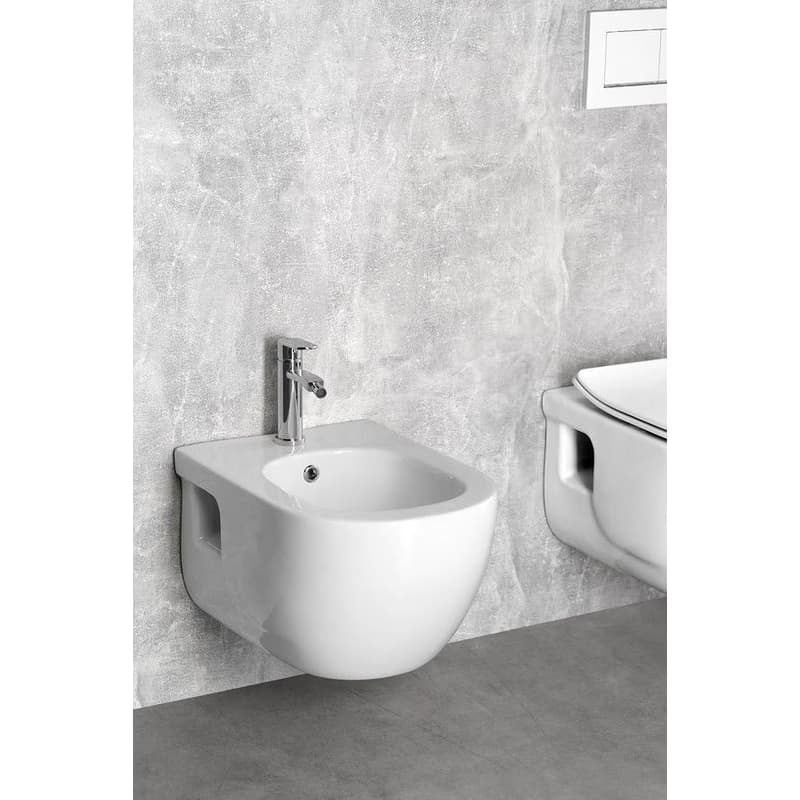 SAPHO - BRILLA bidet závesný, 35,5x53cm, biela 100624 5