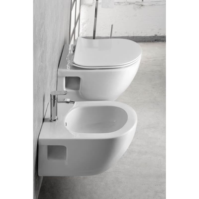 SAPHO - BRILLA bidet závesný, 35,5x53cm, biela 100624 6