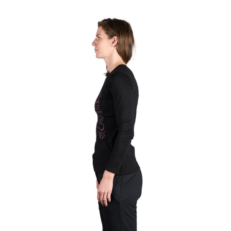 Dámske turistické tričko s dlhým rukávom NORTHFINDER RIYA-269black 3