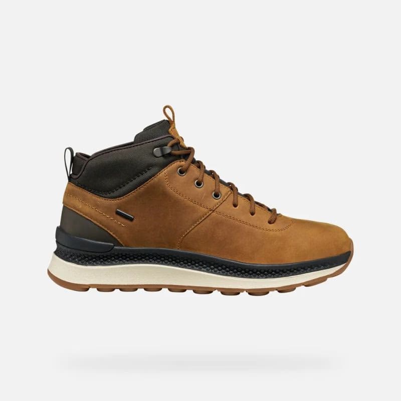 Pánske členkové zimné topánky GEOX Spherica Actif X2 Mid M mustard 2