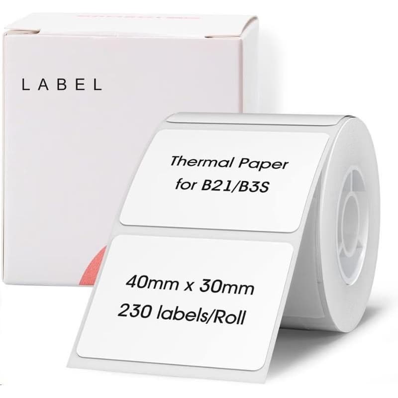 Niimbot štítky R 40x30mm 230ks White pre B21, B21S, B3S, B1 2