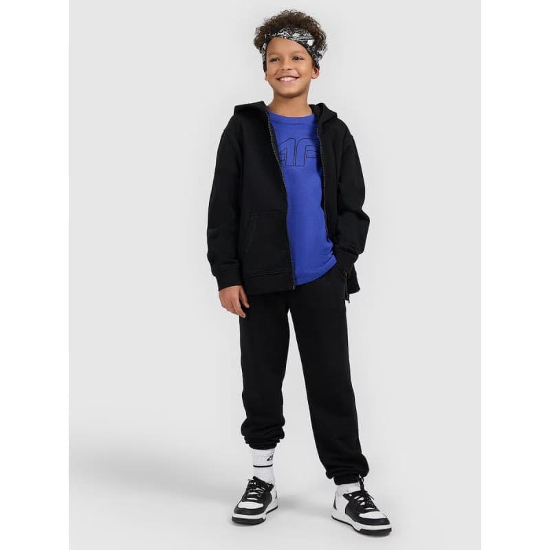Chlapčenské tepláky 4F JUNIOR TROUSERS CAS M1188-20S-DEEP BLACK 3