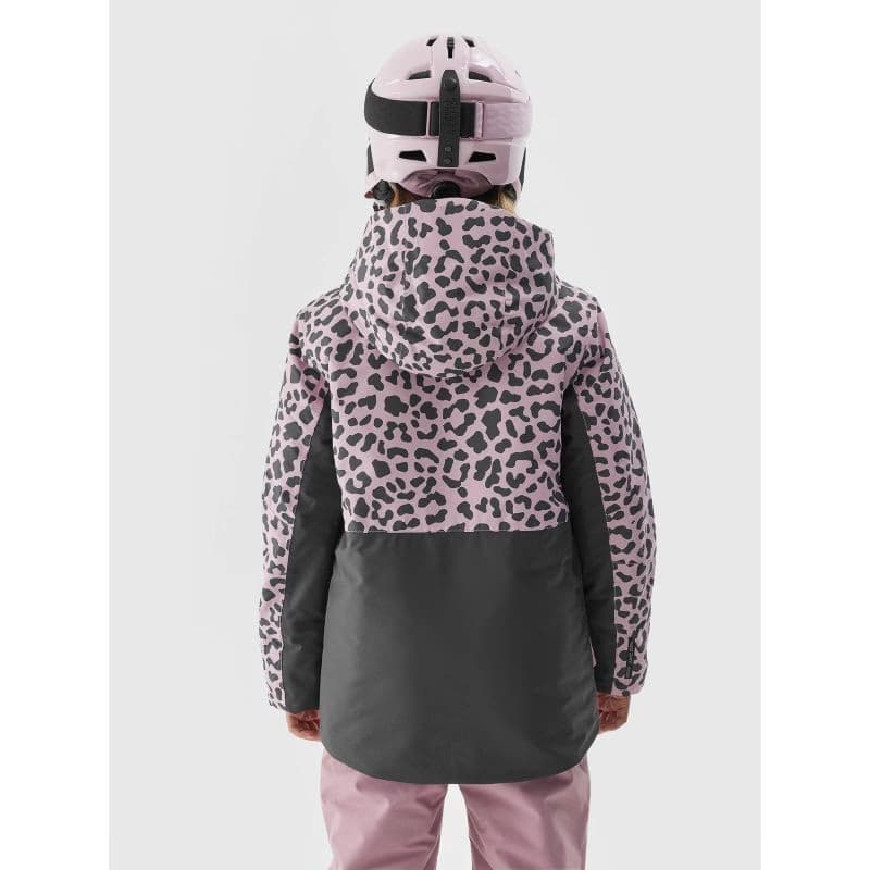 Dievčenská lyžiarska bunda 4F JUNIOR TECHNICAL JACKET-JAW23TTJAF357-90A-MULTICOLOUR ALLOVER 4